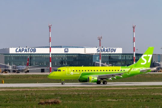 В январе S7 Airlines начнет возить пассажиров из Саратова в Новосибирск