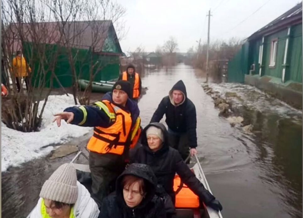 Паводок в подъем михайловке. Наводнение.