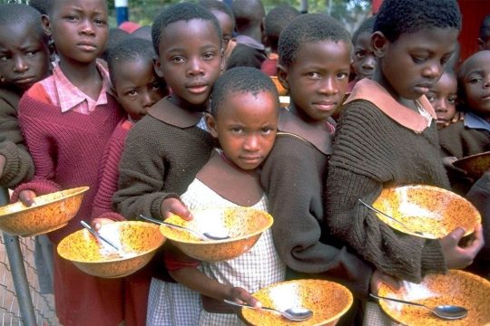 Голодающие Африки получили российский хлеб
