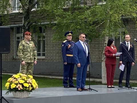 Митинг посвященный Дню Победы прошел на Саратовском электроприборостроительном заводе им. Серго Орджоникидзе
