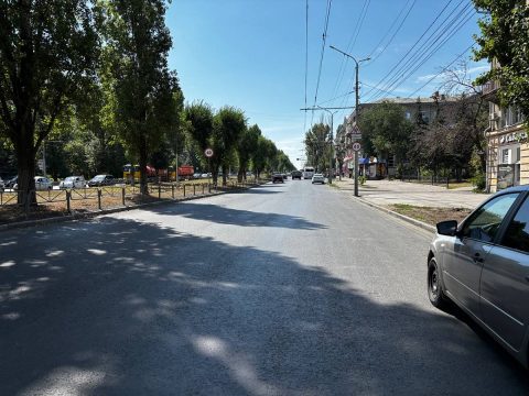 В Заводском районе завершается ремонт участка проспекта Энтузиастов