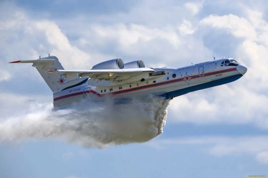 Самолет-амфибия Бе-200 «Альтаир» полетит с российским двигателем