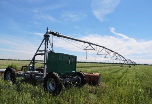 В Энгельсском районе Саратовской области запускается производство дождевальных машин