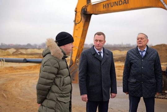 В Саратове на территории бывшего аэропорта «Центральный» идёт строительство инженерных сетей нового жилого микрорайона