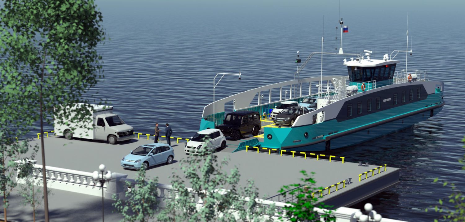 В Нижнем Новгороде представили новый отечественный речной паром