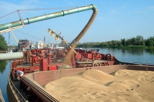 Министерство сельского хозяйства намерено увеличить перевозки зерна по рекам России