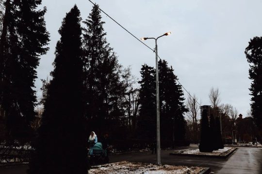 Городской парк преображается